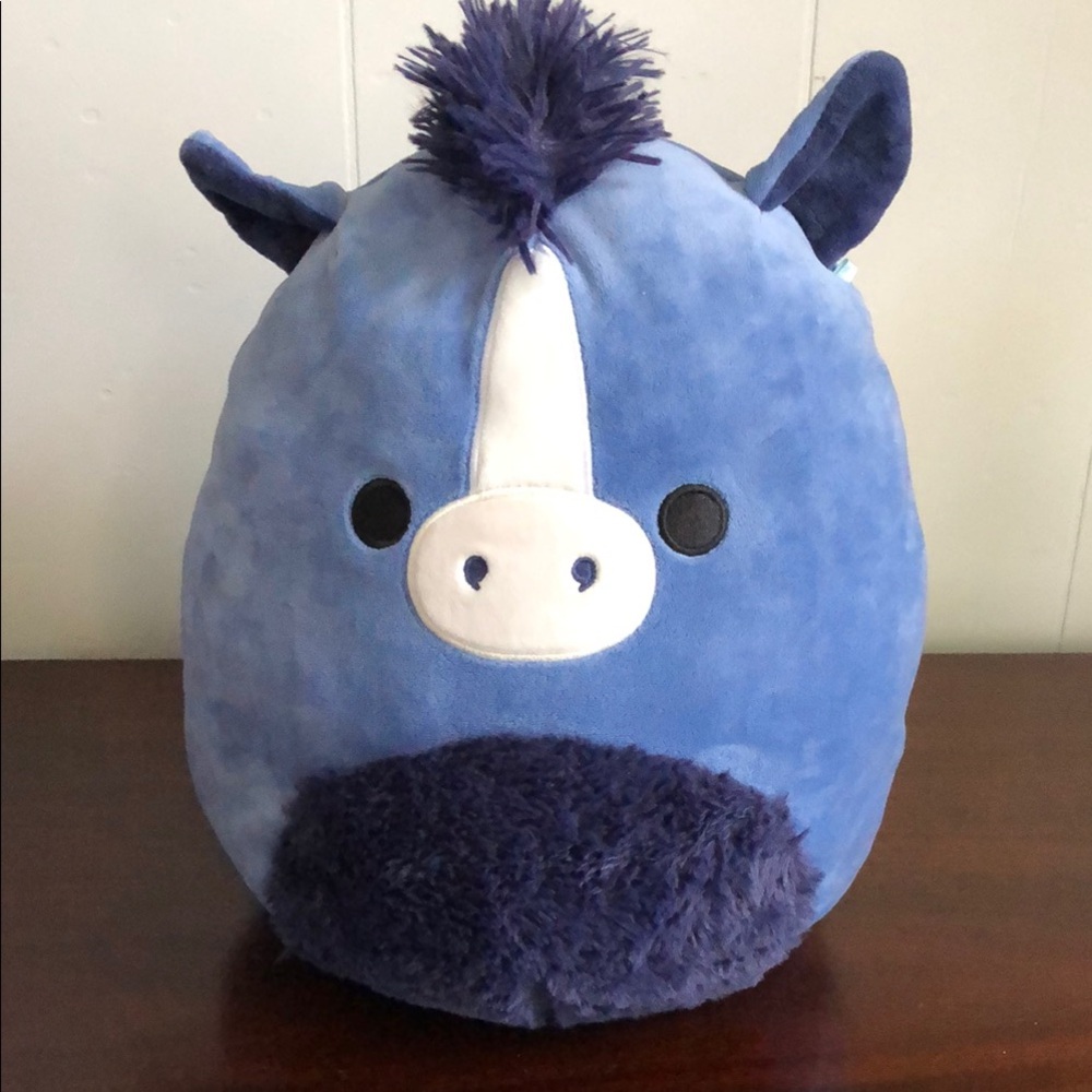 Squishmallows Caden The Horse 11" Plush, Rare  Royal Blue Horse, GREAT CONDITION